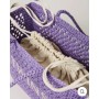 TWINSET borsa shopper 'Bohèmien' crochet GIACINTO LILLA