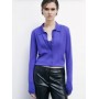 PATRIZIA PEPE maglia collo polo e canotta DIGITAL VIOLET