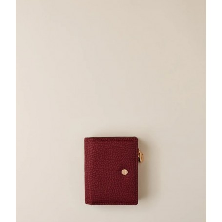 BORBONESE portafoglio classica small Op ROSSO MERLOT
