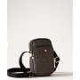 BORBONESE porta smartphone stampa Op NATURAL/BLACK