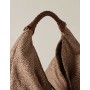 BORBONESE Plie borsa Hobo medium BEIGE/BROWN