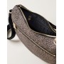 BORBONESE Eco Line Luna bag mini NATURAL/BLACK
