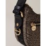 BORBONESE Eco Line Luna bag mini NATURAL/BLACK