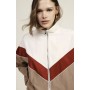 DIXIE bomber con dettaglio a blocchi e zip frontale