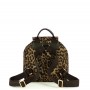 BORBONESE zaino medium con patta OP maculato