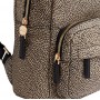 BORBONESE B-Club zaino in tessuto riciclato OP NATURAL/BLACK