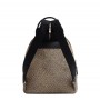 BORBONESE B-Club zaino in tessuto riciclato OP NATURAL/BLACK