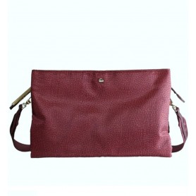Borsa Eco Line BORBONESE cross over MERLOT