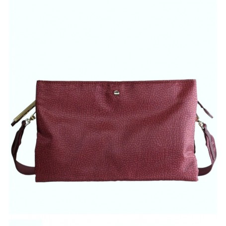 Borsa Eco Line BORBONESE cross over MERLOT