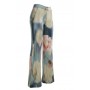 DIXIE pantaloni palazzo stropicciati fantasia pastello