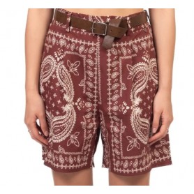 DIXIE shorts fantasia stampa bandana BORDEAUX