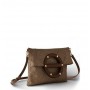 BORBONESE Vis a vis borsa a tracolla in tessuto Op BEIGE/BR