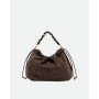GIANNI CHIARINI borsa MORGANA scamosciata MOKA
