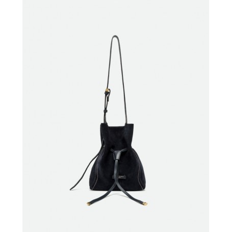 GIANNI CHIARINI borsa SIENNA scamosciata NOTTURNO