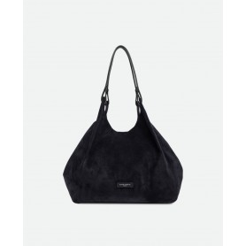 GIANNI CHIARINI borsa DUA pelle scamosciata NOTTURNO