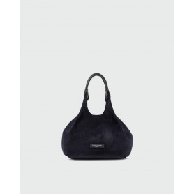 GIANNI CHIARINI borsa DUA mini scamosciata NOTTURNO