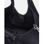 GIANNI CHIARINI borsa DUA mini scamosciata NOTTURNO