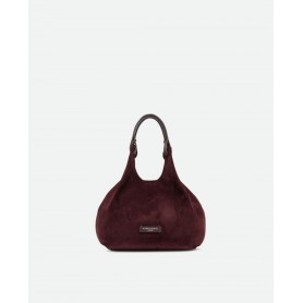 GIANNI CHIARINI borsa DUA mini scamosciata AMARONE
