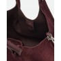 GIANNI CHIARINI borsa DUA mini scamosciata AMARONE