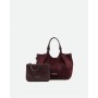 GIANNI CHIARINI borsa DUA mini scamosciata AMARONE