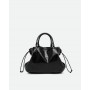 GIANNI CHIARINI borsa MORGANA in pelle stampa anguilla NERO