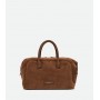 GIANNI CHIARINI borsa bauletto GEMMA scamosciata COGNAC