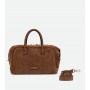 GIANNI CHIARINI borsa bauletto GEMMA scamosciata COGNAC