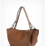GIANNI CHIARINI borsa BLOOM doppio manico NOCE