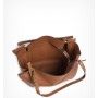 GIANNI CHIARINI borsa BLOOM doppio manico NOCE