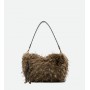 GIANNI CHIARINI borsa hobo in ecopelliccia ESPRESSO