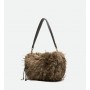 GIANNI CHIARINI borsa hobo in ecopelliccia ESPRESSO