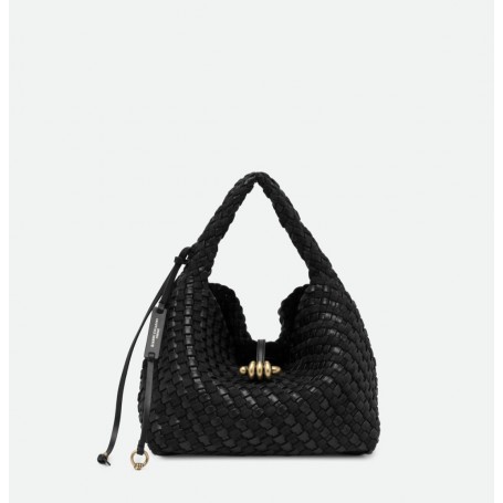 GIANNI CHIARINI borsa AURELIE intrecciata NERO