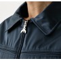 PATRIZIA PEPE giubbotto bomber satinato idrorepellente NEXUS BLU