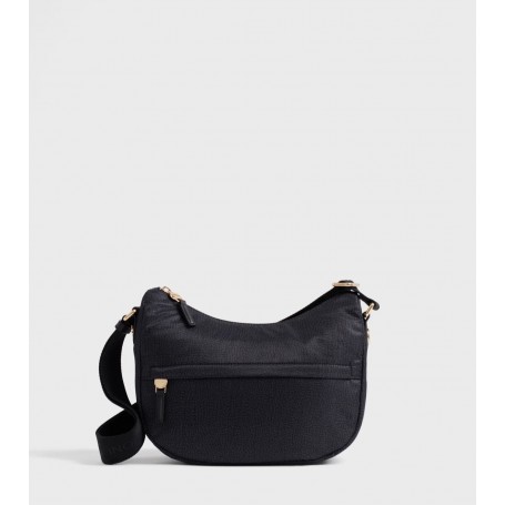 BORBONESE borsa eco line Luna Small Op BLACK