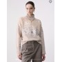 LIUJO maglia in lana con paillettes GOLD ROSE