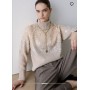 LIUJO maglia in lana con paillettes GOLD ROSE