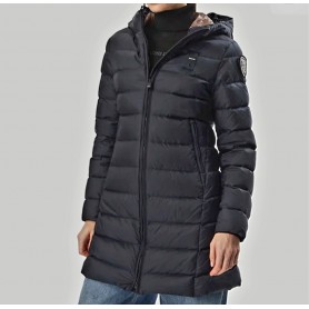 BLAUER piumino trapuntato a righe BLU