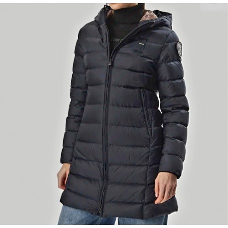 BLAUER piumino trapuntato a righe BLU