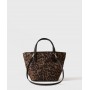 BORBONESE Escape borsa shopping small animalier