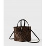 BORBONESE Escape borsa shopping small animalier