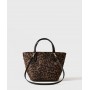 BORBONESE Escape borsa shopping small animalier
