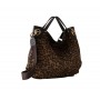 BORBONESE London borsa Hobo Large animalier