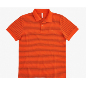 SUN68 polocold dye stripes el. ARANCIO