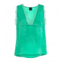 PINKO top jacquard floreale ESAGERATO GREEN