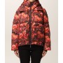 PINKO piumino EOLIE milticolor floreale MARRONE