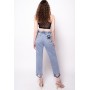 PINKO jeans mom-fit con cintura Love Birds