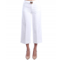 PINKO jeans a palazzo con cintura love birds PEGGY 9 WHITE