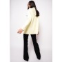 PINKO blazer monopetto GAETA in crèpe stretch YELLOW