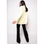 PINKO blazer monopetto GAETA in crèpe stretch YELLOW