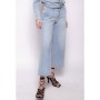 PINKO jeans a palazzo slim con cintura PEGGY 10 LIGHT BLUE